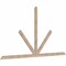 Ekena Millwork Saratoga Smooth Timber Gable Bracket, Douglas Fir, 108"W x 58"H x 1 1/2"D x 3 1/2"F, 13/12 Pitch GBW108X58X0204SAR00SDF - alternate 5